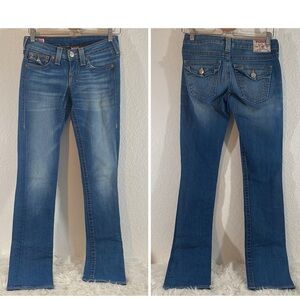 TRUE RELIGION Billy Classic Denim Jeans With Pockets Size 26